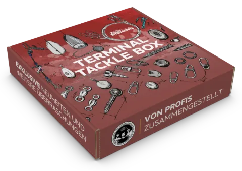 Terminal Tackle Box – Haken, Wirbel, Vorfächer und Gewichte für Hecht, Zander, Barsch und Forelle
