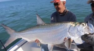David Wenzel (Angeln like a Boss) mit einem Tarpon